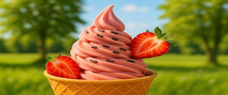 Softeisbowl der Saison: Erdbeeren, die süßen Früchtchen! 🍓