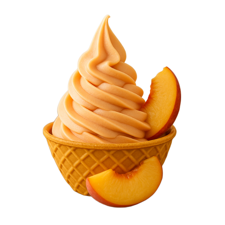 pfirsich softeis bowl